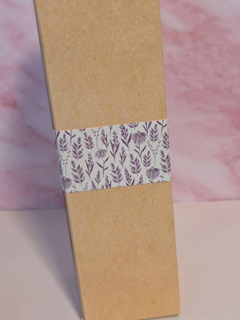 Sand + Fog Apple Cider Reed Diffuser with Purple Floral Accents